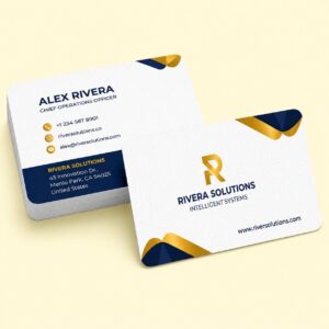 Rounded Corner Business Card