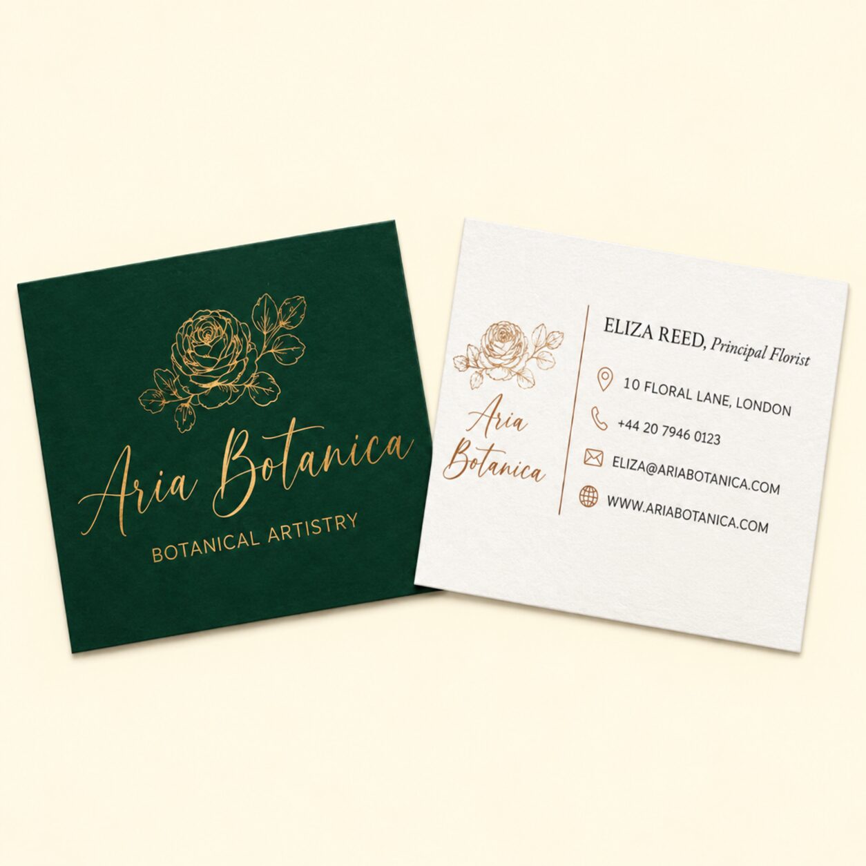 Square Business Card - Image 2