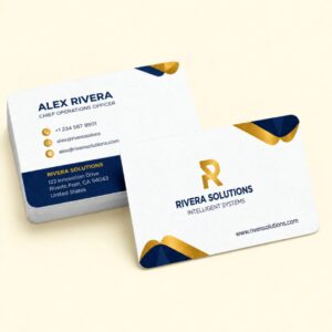 Rounded Corner Business Card