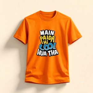 Round Neck Cotton T-Shirt