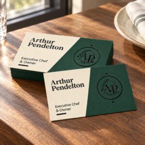 Spot UV Business Card