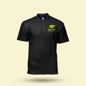 Polo Neck Nylon T-Shirt