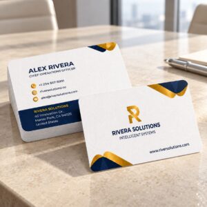 Rounded Corner Business Card
