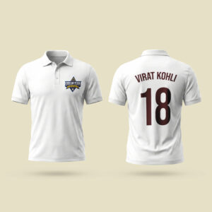 Polo Neck Cotton T-Shirt