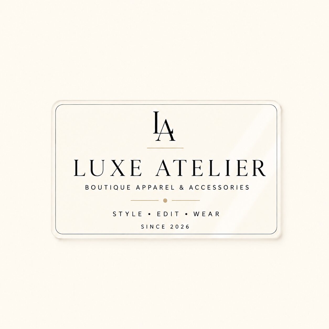 Transparent Rectangle Sticker