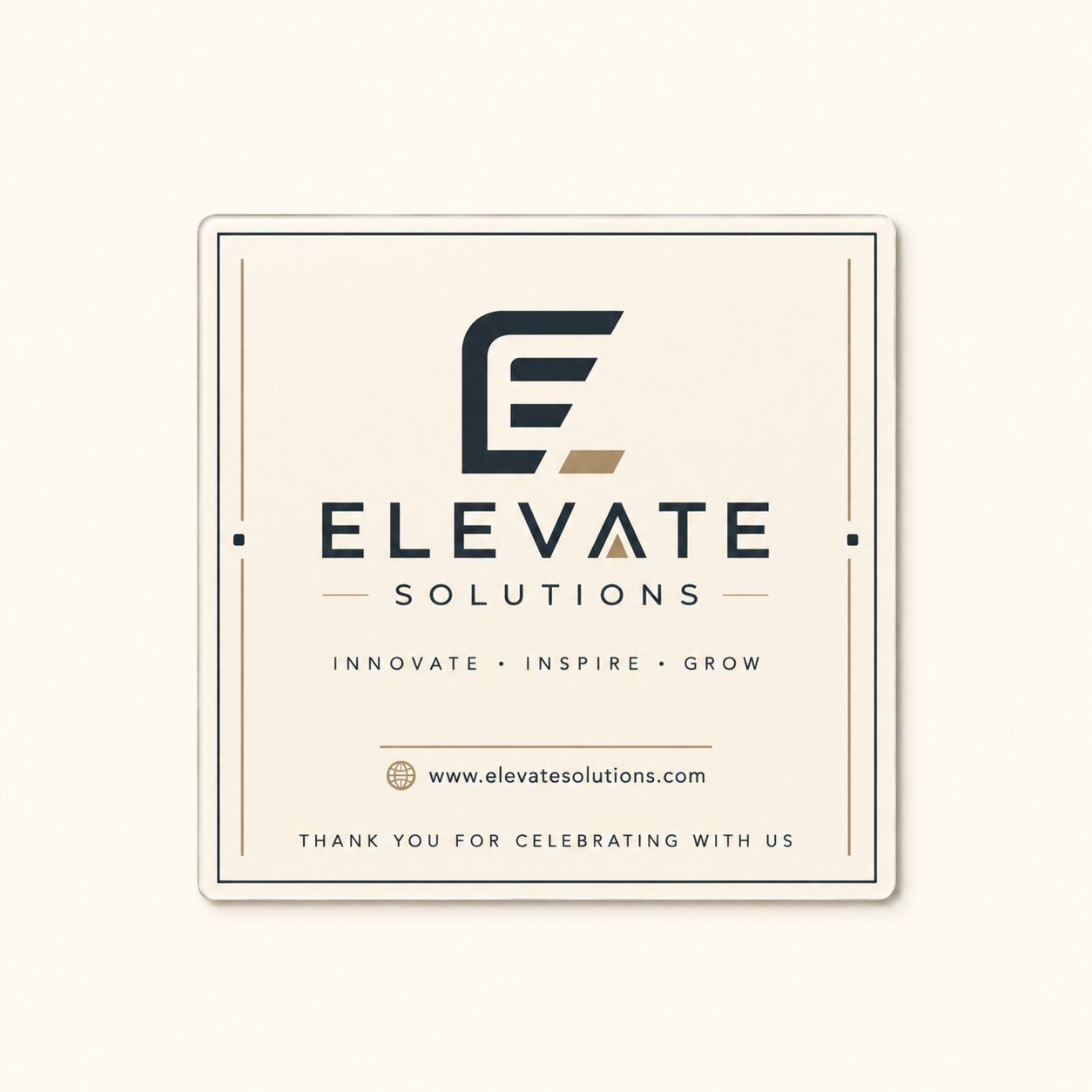 Transparent Square Sticker