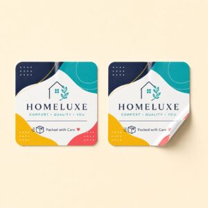 Non-Tearable Square Sticker