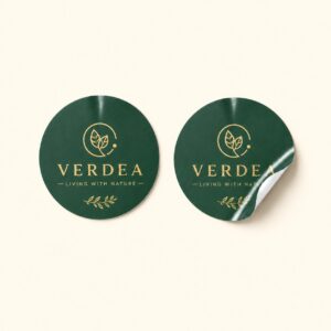 Non-Tearable Circle Sticker