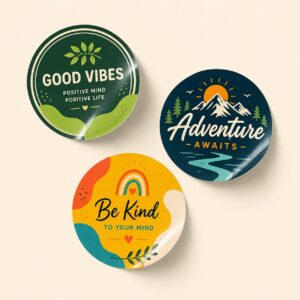 White Circle Sticker