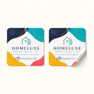 Non-Tearable Square Sticker
