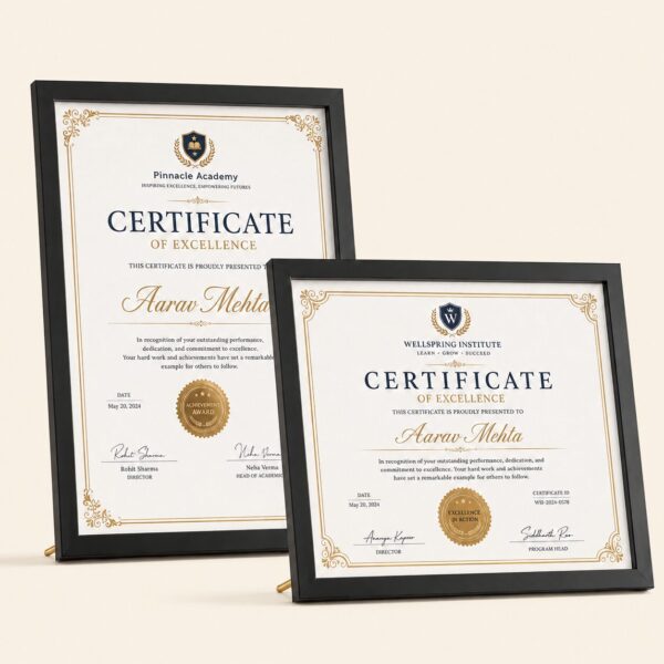 Certificates