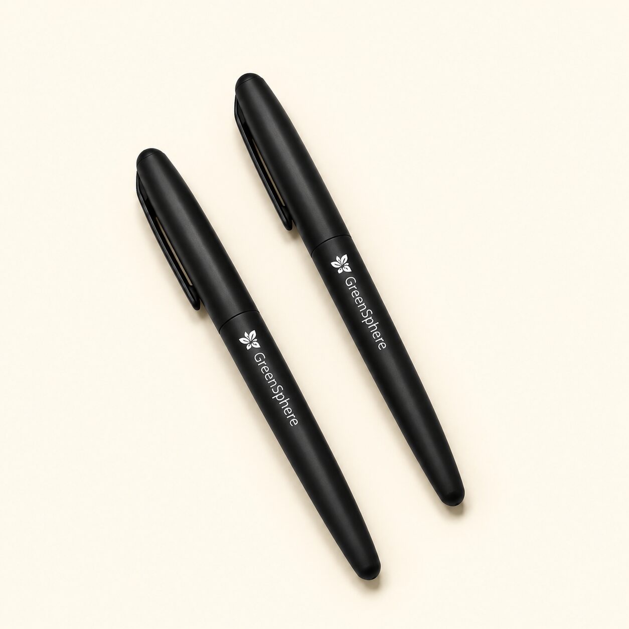 Matte Black Capped Pen
