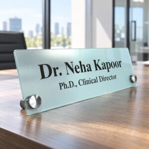 Professional Desk Name Plate