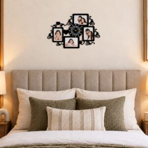 Classic Family Photo Collage Wall Clock