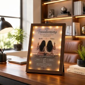 Black LED Photo Frame