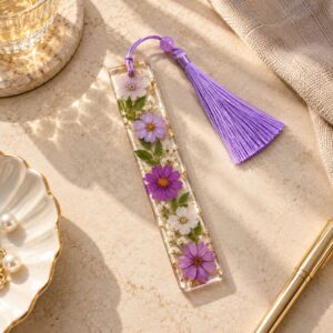 Personalized Classic Floral Bookmark