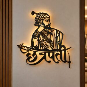 Swarajya Warrior LED Wall Art