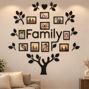 Classic Family Tree Multi-Photo Wall Art