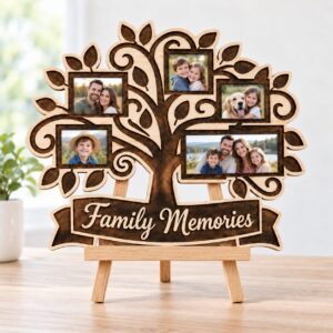 Family Moments Tree Table Photo Frame