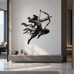 Flying Devotional Warrior LED Wall Art