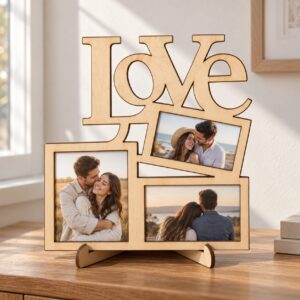 LOVE Couple Table Photo Frame