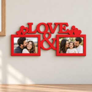 LOVE Couple Collage Wall Frame
