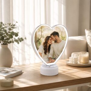Heart Magic Mirror Photo Lamp