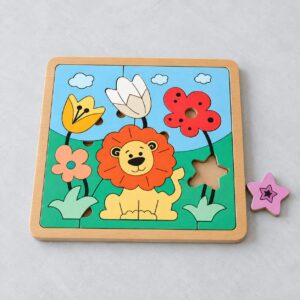 Lion Garden Wooden Puzzle
