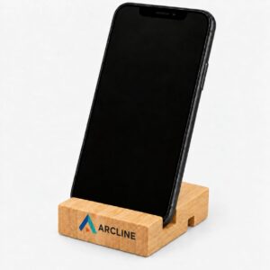 Minimal Bamboo Mobile Stand