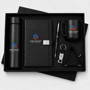 Premium 6-in-1 Black Corporate Gift Set