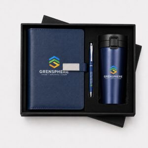 Premium Diary, Pen & Bottle Gift Set