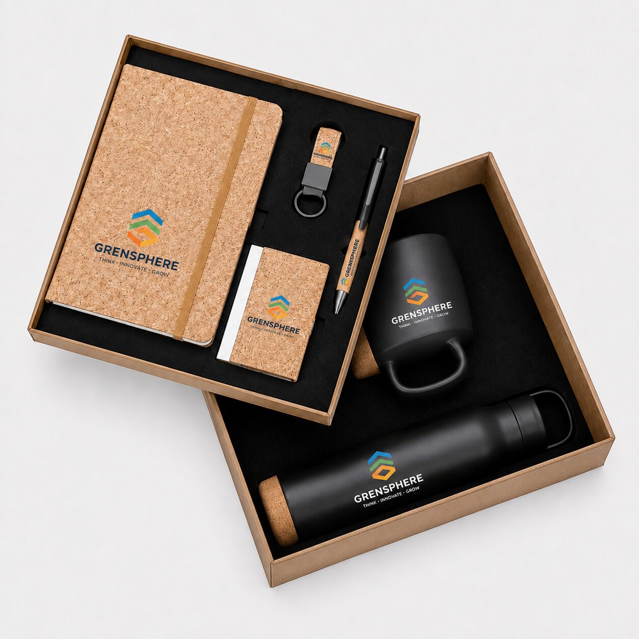 Eco Premium 6-in-1 Cork Corporate Gift Set